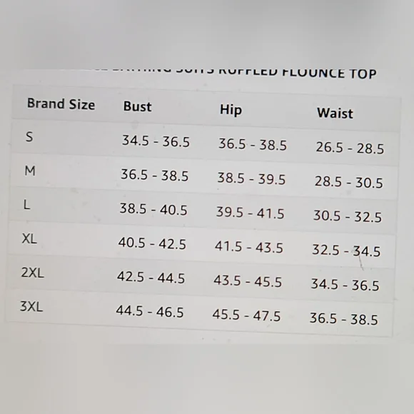 NWT PLUS SIZE FLOUNCE TOP SLIMMING RUCHED STRIPED SWIM SUIT BATHING 3X XXXL - Picture 8 of 13